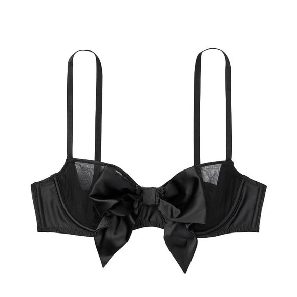34C Victoria's Secret DREAM ANGELS Black Bow Bra - Picture 3 of 5